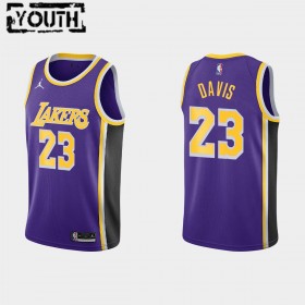 Dres Los Angeles Lakers Anthony Davis 23 Jordan 2021-22 Statement Edition Swingman - Dječji